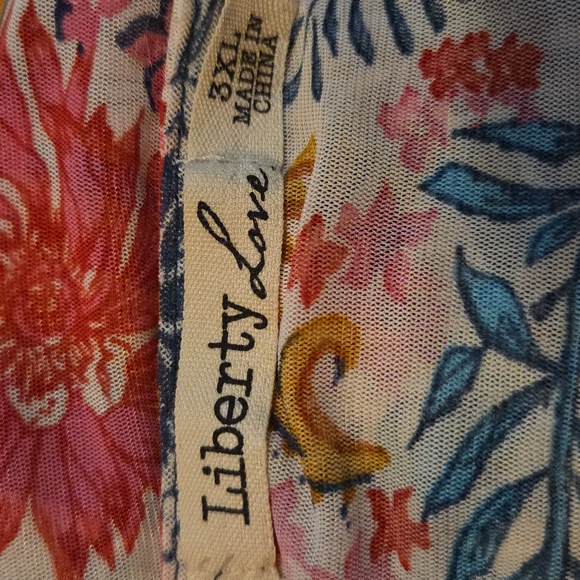 Liberty Love Patternblock Tank Top Cardigan - Picture 3 of 3